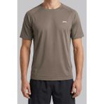 Slazenger 4027 Erkek Bisiklet Yaka Regular Fit T-Shirt - Nefes Alan Hafif Kumaş - Açık Kahverengi - XL