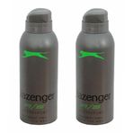 Slazenger Active Sport Yeşil 2x150 ml Erkek Sprey Deodorant