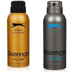 Slazenger Activesport Gold Deodorant Spray (150 ml) ve Slazenger Activesport Mavi Deodorant Spray (150 ml)
