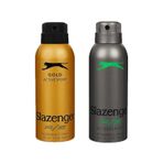 Slazenger Activesport Gold + Yeşil Erkek Sprey Deodorant 2 x 150 ML