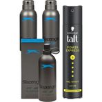 Slazenger Activesport Mavi Edt Erkek Parfüm 125 ml + 2 Deodorant 150ML + Taft-Power Express Saç Spreyi 250 ml - 150 ml
