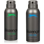 Slazenger Activesport Yeşil Deodorant Spray (150 ml) ve Slazenger Activesport Mavi Deodorant Spray (150 ml)
