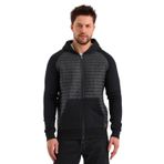 Slazenger BASS IN Erkek Fermuarlı Kapüşonlu Cepli Siyah Sweatshırt