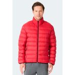Slazenger Braum Erkek Şişme Koyu Gri Mont & Kaban - 2XL - Kırmızı