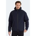 Slazenger Brelıs Erkek Çift Taraflı Lacivert Haki Mont & Kaban - 2XL