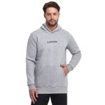 Slazenger BUSTER IN Erkek Kapüşonlu Cepli Gri Sweatshırt