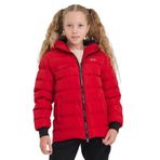 Slazenger CALISTO Unisex Çocuk Kapüşonlu Şişme Kırmızı Mont & Kaban