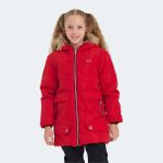 Slazenger CAMELIA Unisex Çocuk Mont &amp; Kaban - Kırmızı - 11 - 12 Yaş