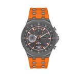 SLAZENGER, ÇELİK GRİ KASA, GRİ KADRAN, TURUNCU SİLİKON KORDON, MULTİFONKSİYON, QUARTZ, 46MM, ERKEK KOL SAATİ, SL.09.2218.2.07
