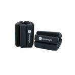 Slazenger Deluxe El/Ayak Bilek Ağırlığı 1 Kg + 1 Kg Siyah