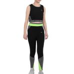Slazenger DESI IN Kız Çocuk Siyah Tayt Takım