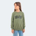 Slazenger Duna In Haki Unisex Çocuk Sweatshirt