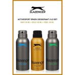 Slazenger Erkek Deodorant Serisi Mavi-Yeşil-Gold - 150 ml