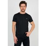 Slazenger Erkek Tişört REPUBLIC Siyah