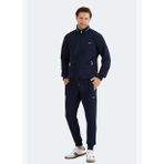 Slazenger FROZEN Erkek Dik Yaka Fermuarlı Lacivert Eşofman Takımı