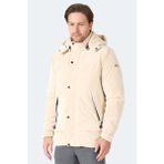 Slazenger Grım Erkek Çıkarılabilir Kapüşonlu Bej Mont & Kaban - XL