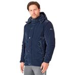 Slazenger GRIM Erkek Çıkarılabilir Kapüşonlu Lacivert Mont & Kaban