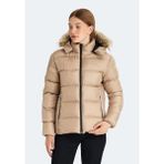 Slazenger Guest Kadın Puffer Şişme Mont Vizon V2 - XL