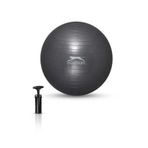 Slazenger Gymball 55 cm (Pompa Dahildir) Unisex Pilates Topu Gri