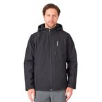 Slazenger HARMONIC Erkek Kapüşonlu Fermuarlı Siyah Mont & Kaban