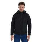 Slazenger HENDRIKKO Erkek Kapüşonlu Siyah Mont & Kaban