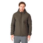 Slazenger HERNIS Erkek Kapüşonlu Fermuarlı Haki Mont & Kaban