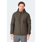 Slazenger Hernıs Erkek Kapüşonlu Fermuarlı Siyah Mont & Kaban - Haki