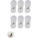 Slazenger Jamar 6 Lı Set Kadın Siyah Çorap - 36 - 40 - Beyaz