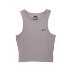 Slazenger KAIDENA IN Kadın Slim Fıt Kolsuz Gri Tişört
