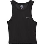 Slazenger KAIDENA IN Kadın Slim Fıt Kolsuz Siyah Tişört - XL