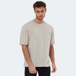 Slazenger KAISER IN Erkek Oversize Sweatshirt Taş Gri - M