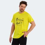 Slazenger KARNEN Erkek Oversize Sweatshirt Açık Sarı