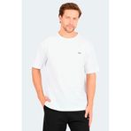 Slazenger KARNEN IN Oversize Erkek Baskılı Beyaz Tişört