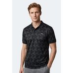 Slazenger KATARIN Erkek Polo Yaka Siyah Tişört
