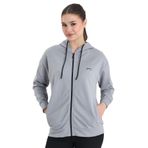 Slazenger KATHLEENA IN Kadın Oversıze Gri Sweatshırt