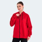 Slazenger Kathleena Kadın Sweatshirt - 2XL - Kırmızı