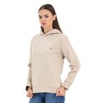 Slazenger KATHY IN Kadın Kapüşonlu Bej Sweatshırt