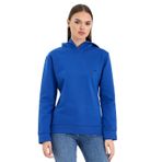 Slazenger KATHY IN Kadın Kapüşonlu Saks Mavi Sweatshırt