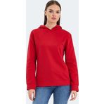 Slazenger Kathy In Kadın Sweatshirt Kırmızı