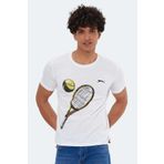 Slazenger KATONS Erkek Tişört Beyaz