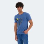 Slazenger KATONS Erkek Tişört Indigo - M - İndigo