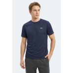 Slazenger Kayda Erkek Gri Tişört - 2XL - Lacivert