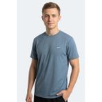 Slazenger Kayda Erkek Gri Tişört - Indigo