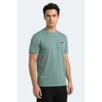 Slazenger Kayda Erkek Gri Tişört - XL - Yeşil