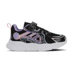 Slazenger Kelsy Kız Çocuk Siyah / Mor Günlük Spor Ayakkabısı Siyah / Mor