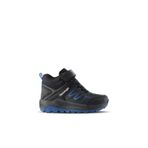 Slazenger KENTON I Unisex Çocuk Cırt Cırtlı Siyah / Saks Mavi Bot