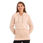 Slazenger KESHIAN IN Kadın Kapüşonlu Cepli Bej Sweatshırt
