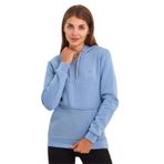 Slazenger KESHIAN IN Kadın Kapüşonlu Cepli Mavi Sweatshırt