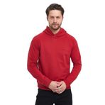 Slazenger KICKER IN Erkek Kapüşonlu Kırmızı Sweatshirt
