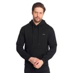 Slazenger KICKSON IN Erkek Kapüşonlu Cepli Siyah Sweatshırt